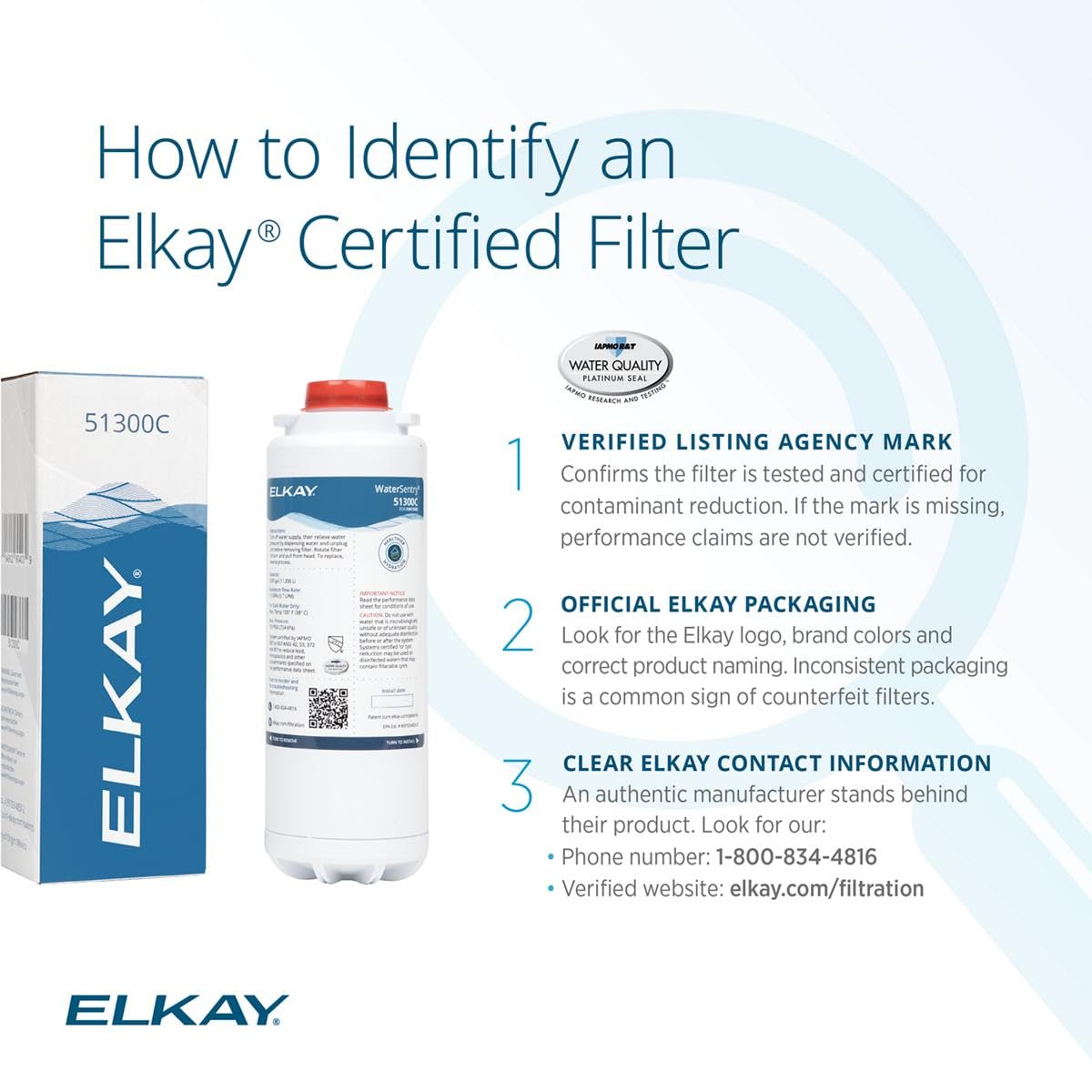 Elkay Genuine WaterSentry 51300C Lead + Microplastics NSF/ANSI Certified Filter (Single)(Bottle Fillers) - Image 3