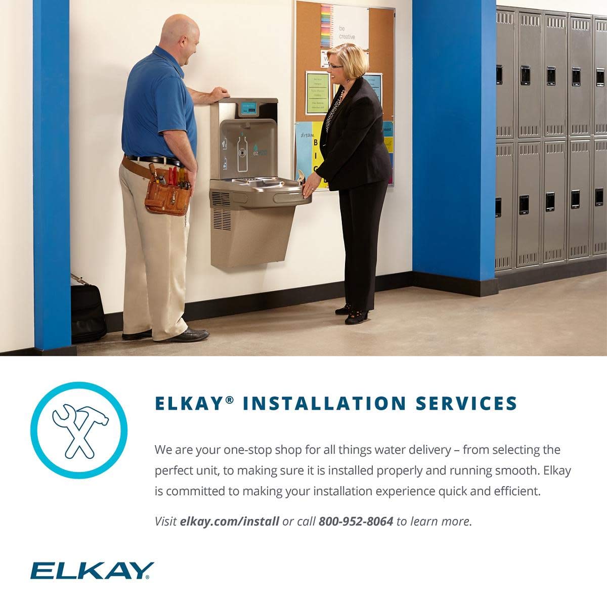 Elkay EZH2O Bottle Filling Station with Bi-Level ADA Cooler Hands Free Activation Refrigerated Stainless - Image 4