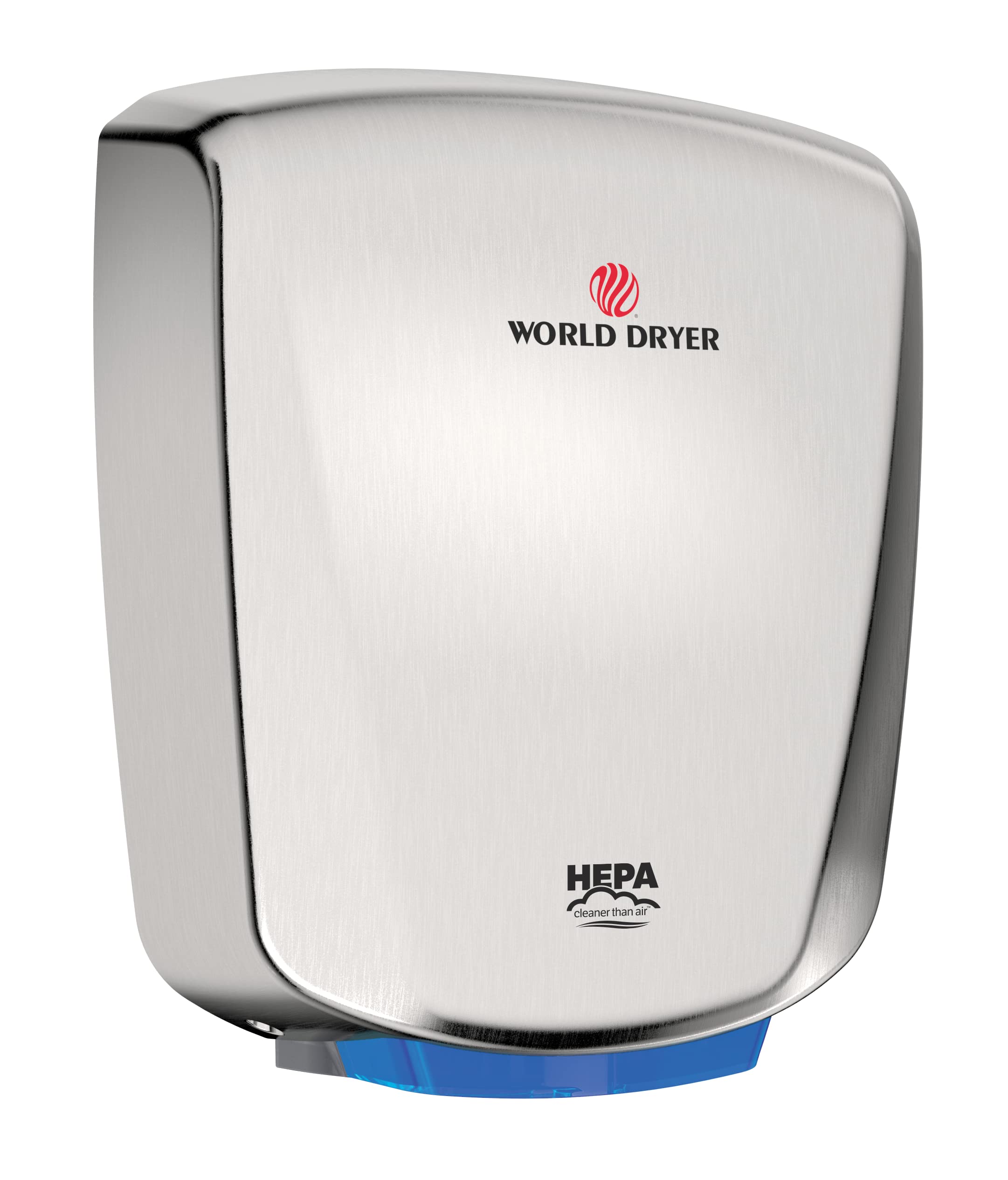 World Dryer Q-972A2 HEPA-Filtered VERDEdri, Polish S/S, Surface-Mounted ADA Compliant, Energy-Efficient High-Speed Dryer, Universal Volt - Image 3