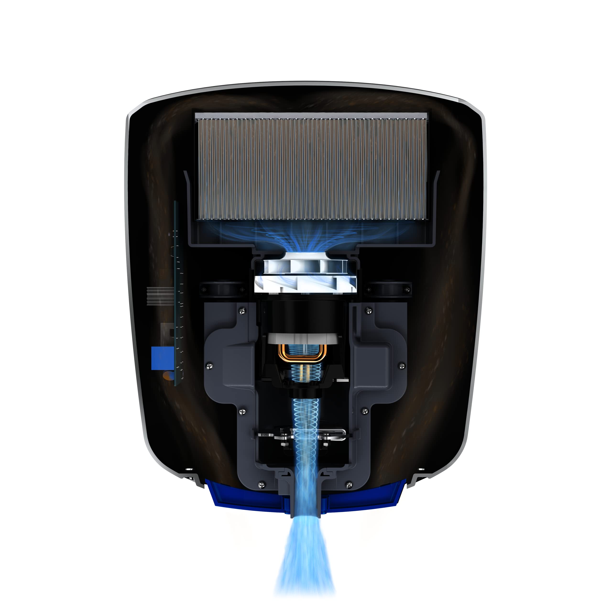 World Dryer Q-972A2 HEPA-Filtered VERDEdri, Polish S/S, Surface-Mounted ADA Compliant, Energy-Efficient High-Speed Dryer, Universal Volt - Image 6