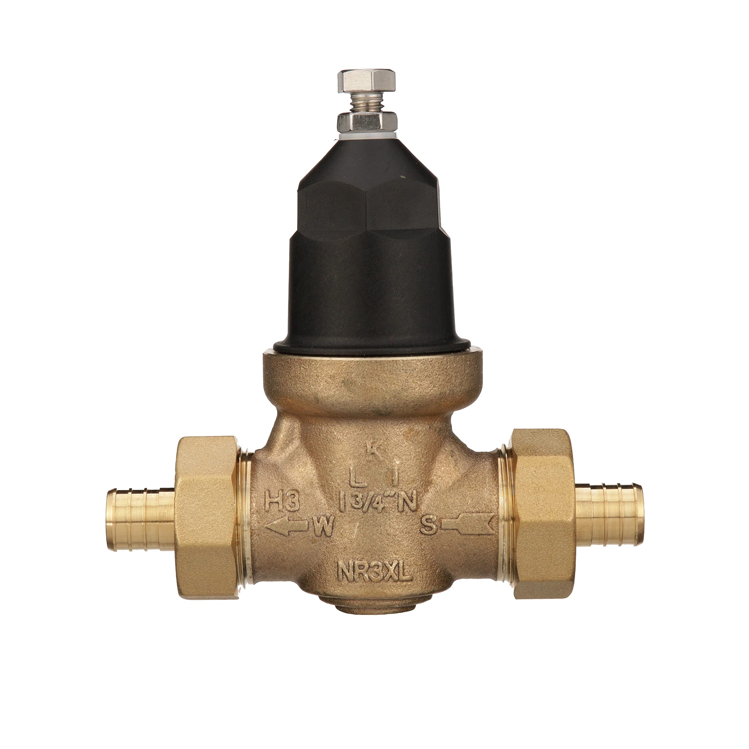 Zurn Wilkins 34-NR3XLDUPEX 3/4" NR3XL Pressure Reducing Valve with Double Union PEX Crimp Tailpiece Connection - Image 3