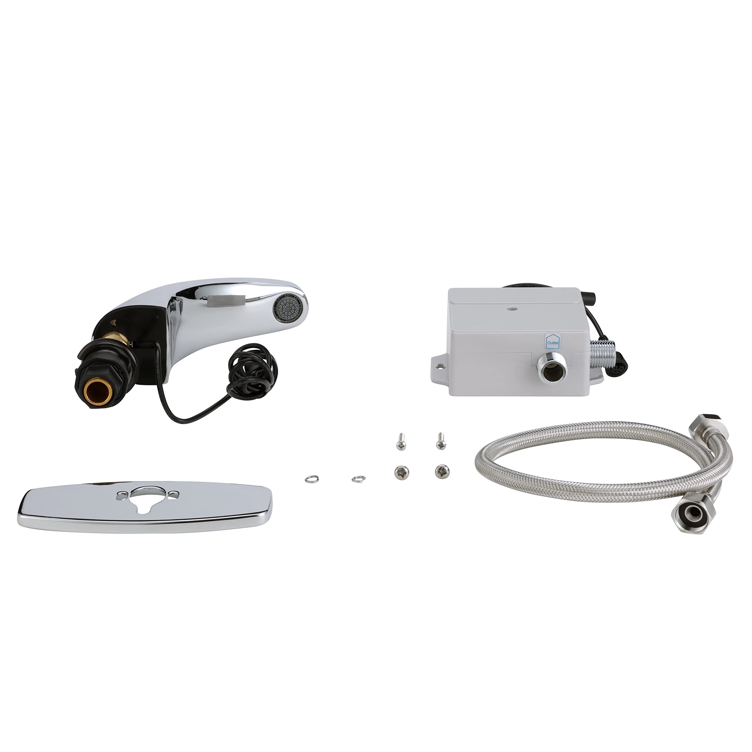 Zurn Z6936-CP4 AquaSense Z6936-XL Sensor Faucet, Single Hole, 4" Cover Plate, 0.5 GPM Aerator, Chrome - Image 3