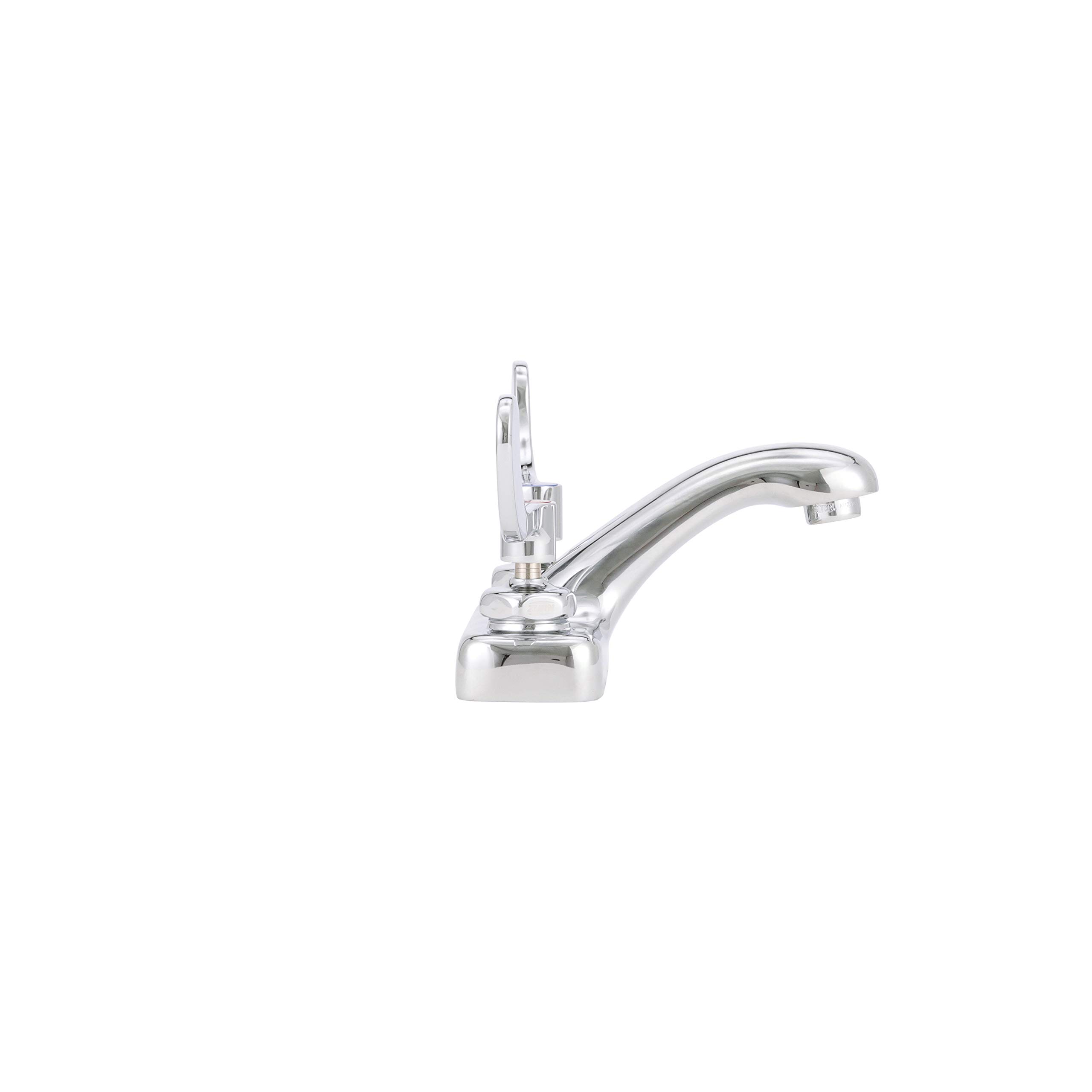 Zurn Z81104-XL AquaSpec 4" Centerset Faucet, 4" Integral Spout, 2.2 GPM Pressure-Compensating Aerator, 4" Wrist Blade Handles, Chrome - Image 6