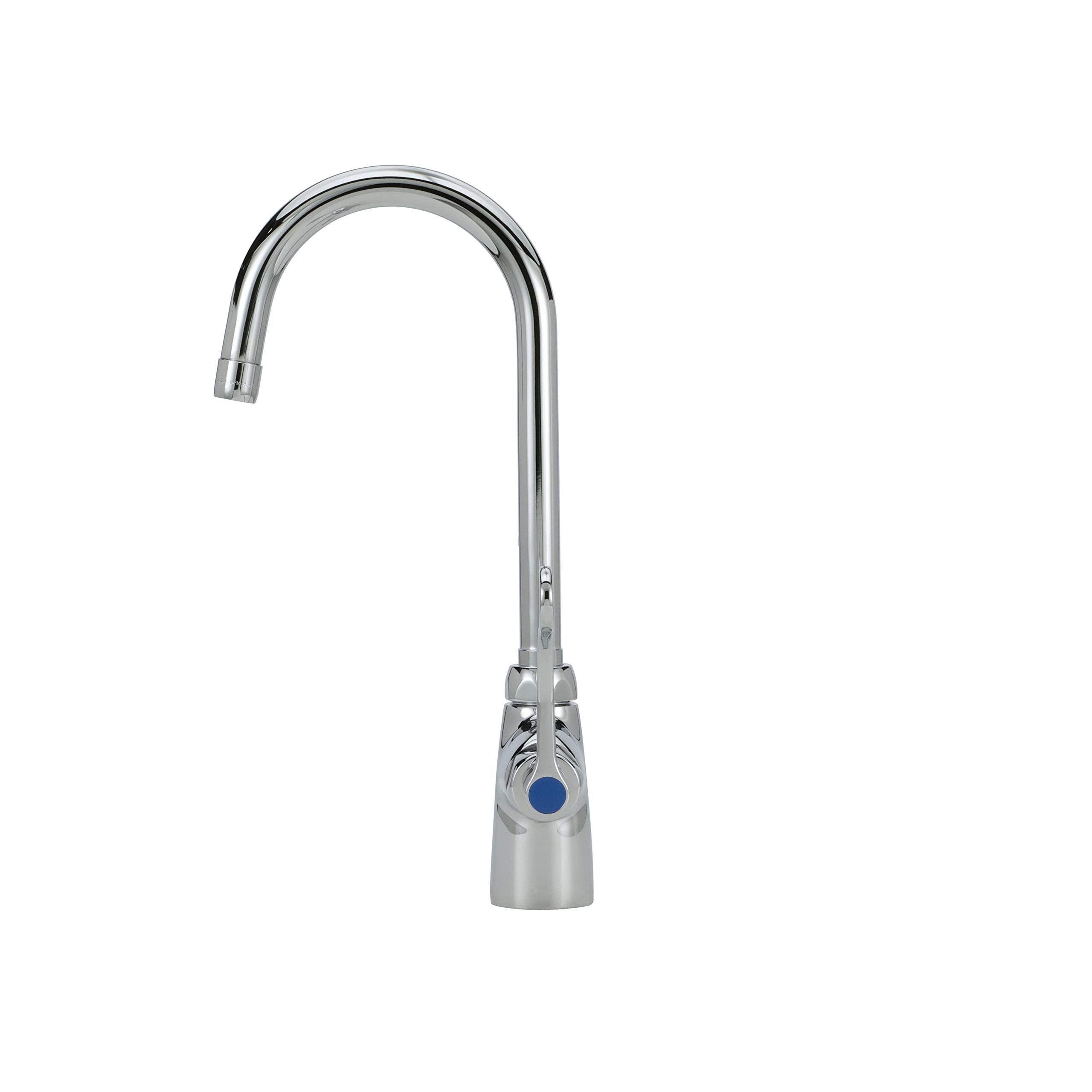 Zurn Z826B4-XL Double Lab Faucet with 5-3/8" Gooseneck and 4" Wrist Blade Handles, Chrome - Image 4