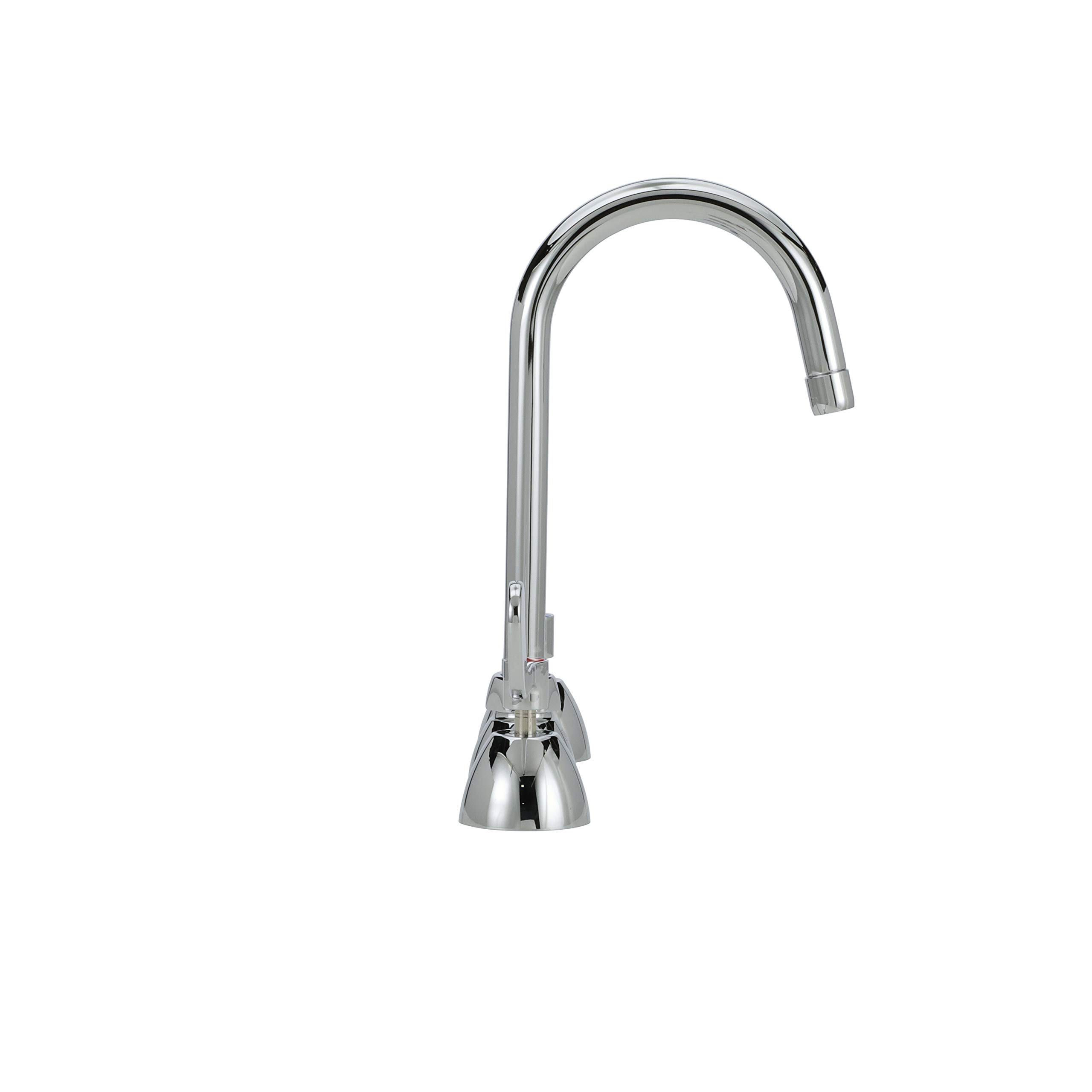Zurn Z831B4-XL AquaSpec Widespread Gooseneck Faucet, 5 3/8" Spout, 2.2 GPM Pressure-Compensating Aerator, 4" Wrist Blade Handles, Chrome - Image 6